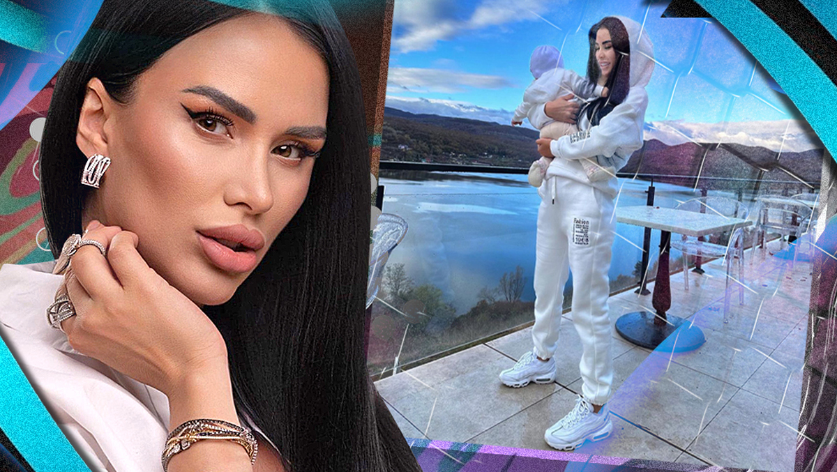 Daniela Crudu și-a surprins fetița într-o ipostază emoționantă