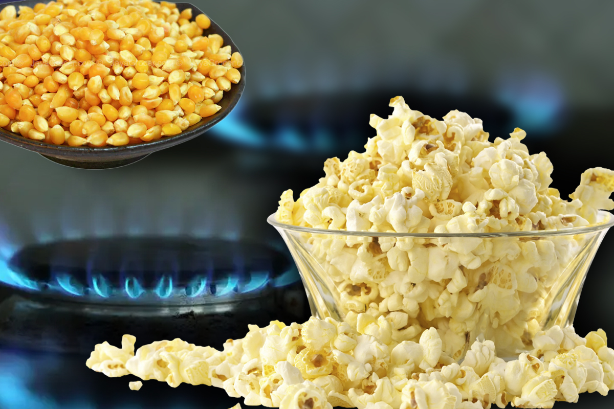 Cum faci popcorn pe aragaz, fara unt sau ulei