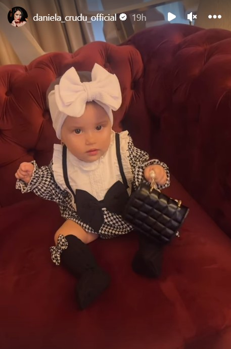 Daniela Crudu e topita după fetita ei 1