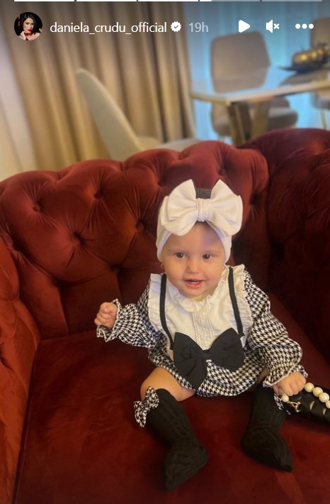Daniela Crudu e topita după fetita ei 2