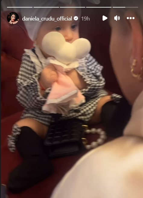 Daniela Crudu e topita după fetita ei 4