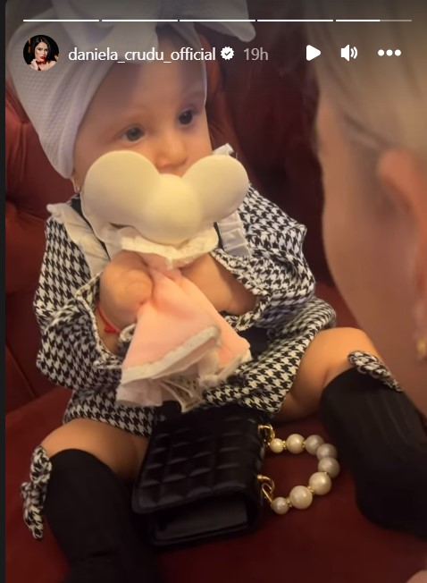 Daniela Crudu e topita după fetita ei 5