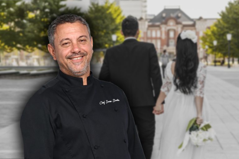 Imagine nemaivăzută cu chef Sorin Bontea și soția lui din ziua nunții. „Eu m-am însurat la 24 de ani, dar cred că m-am maturizat undeva după 40”