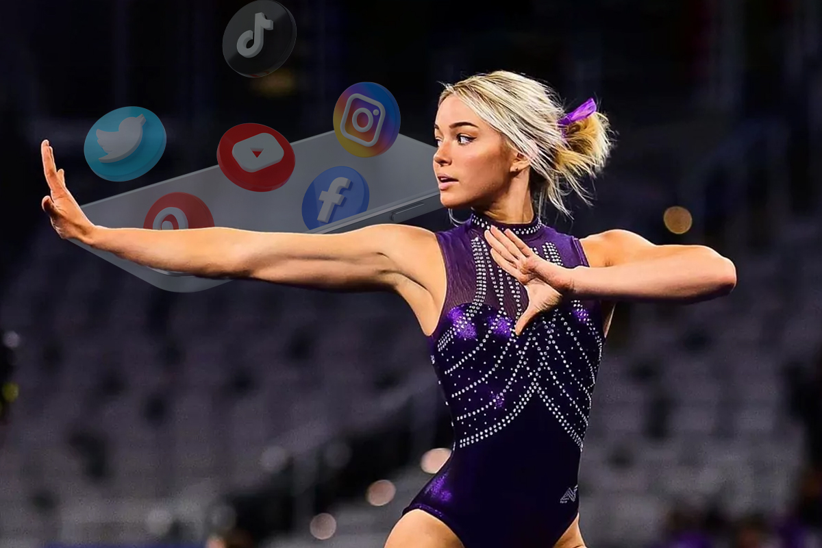 Imagini impresionante cu Olivia Dunne, cea mai frumoasa gimnasta din lume