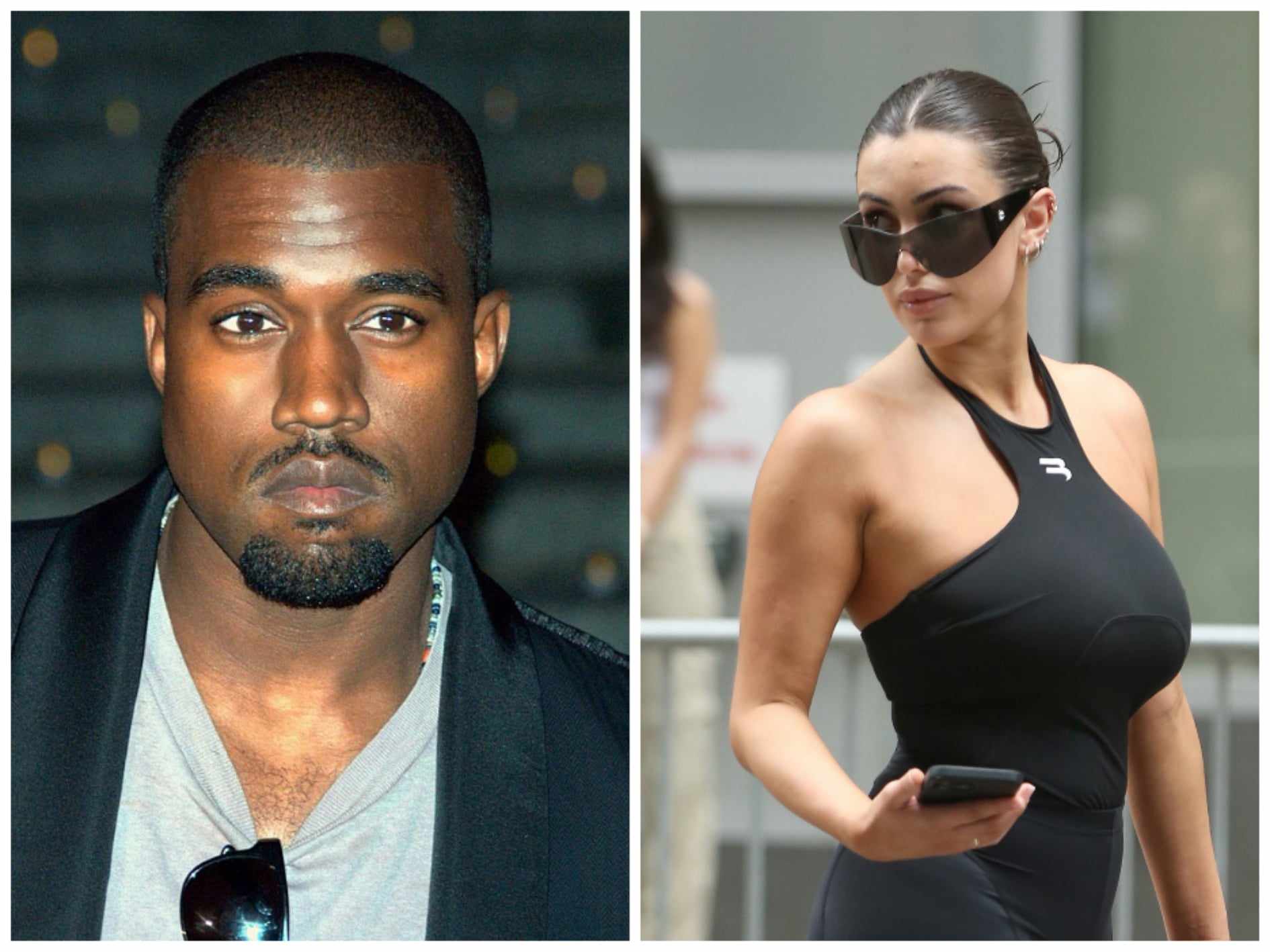 Kanye West si Bianca Censori, aparitie socanta