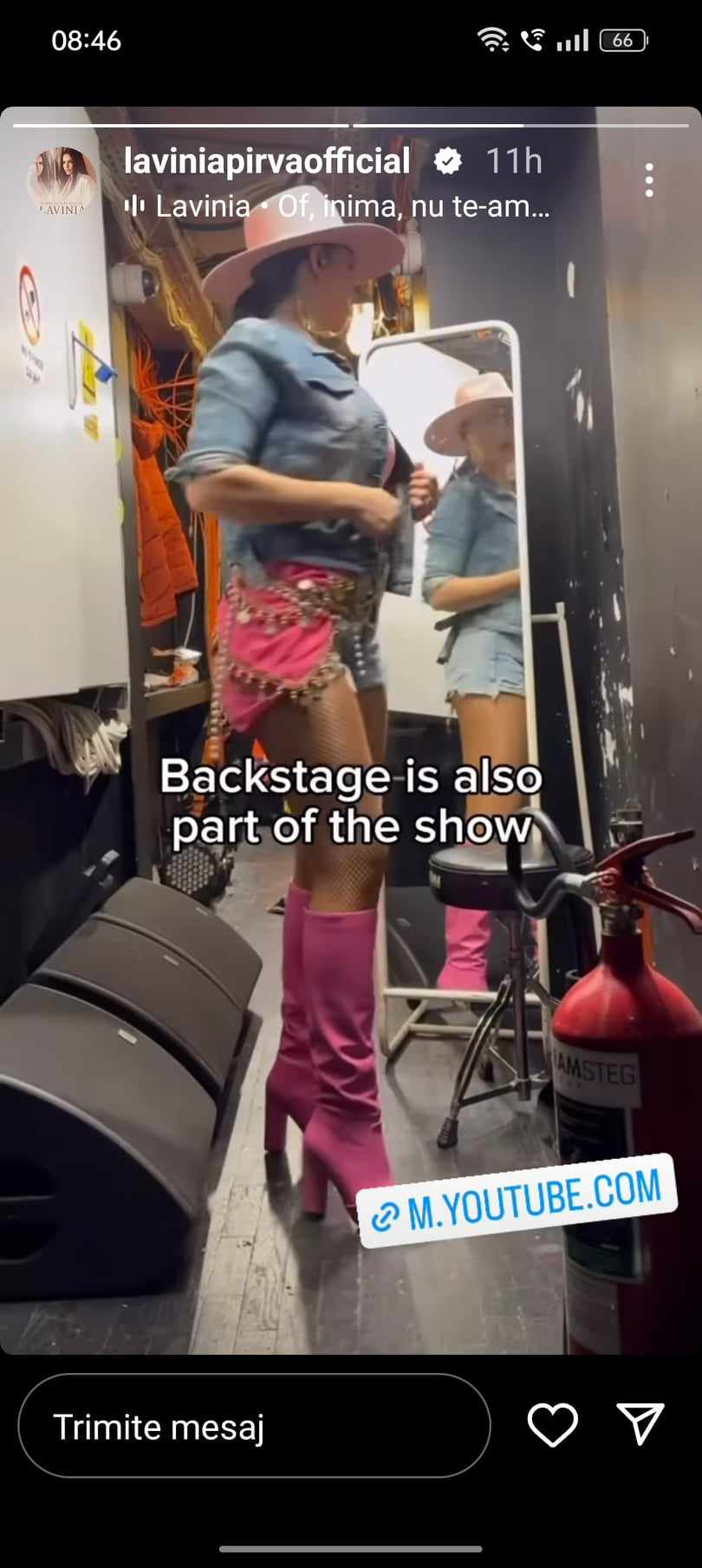 Lavinia Pirva s-a filmat in cei mai scurti pantaloni 3