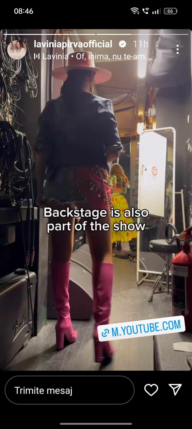 Lavinia Pirva s-a filmat in cei mai scurti pantaloni 4