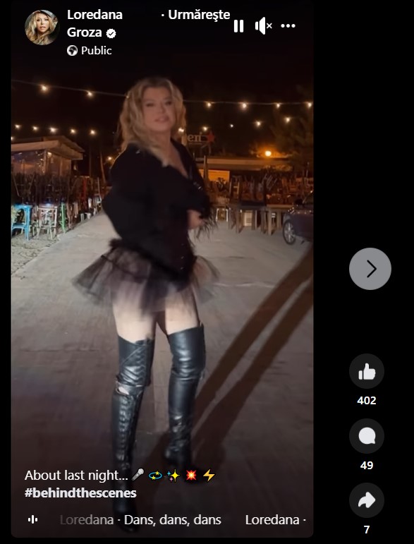 Loredana Groza a ridicat gradele in termometre cu tinuta sa minuscula 4