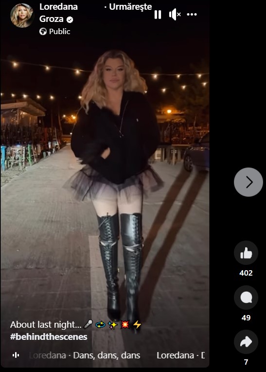 Loredana Groza a ridicat gradele in termometre cu tinuta sa minuscula 5