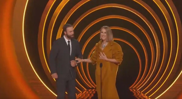Prima aparitie surprinzatoare a lui Celine Dion, care sufera de o boala incurabila 1