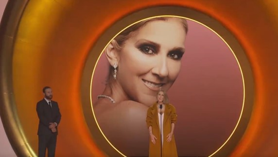 Prima aparitie surprinzatoare a lui Celine Dion, care sufera de o boala incurabila 7