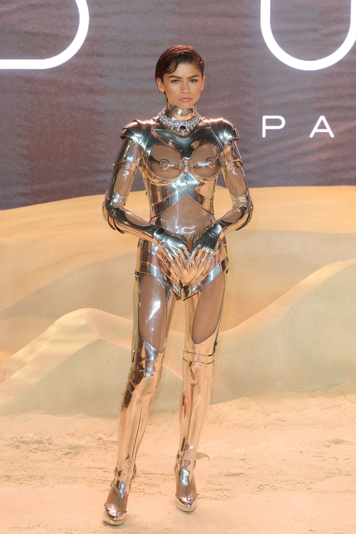 Tinuta spectaculoasa purtata de Zendaya la premiera filmului Dune 2 2