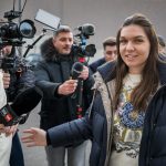 Former world number one tennis player Romania's Simona Halep (R) arrives at the Court of Arbitration for Sport in Lausanne on February 7, 2024, for her appeal against a four-year doping ban. The two-time Grand Slam singles champion tested positive for roxadustat after the US Open in 2022 and was charged with a separate second anti-doping breach last year relating to irregularities in her athlete biological passport.,Image: 844192071, License: Rights-managed, Restrictions: , Model Release: no, Credit line: Fabrice COFFRINI / AFP / Profimedia
