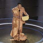 John Cena presents the award for best costume design during the Oscars on Sunday, March 10, 2024, at the Dolby Theatre in Los Angeles.,Image: 855708366, License: Rights-managed, Restrictions: This content is intended for editorial use only. For other uses, additional clearances may be required., Model Release: no, Pictured: John Cena, Credit line: Chris Pizzello / AP / Profimedia