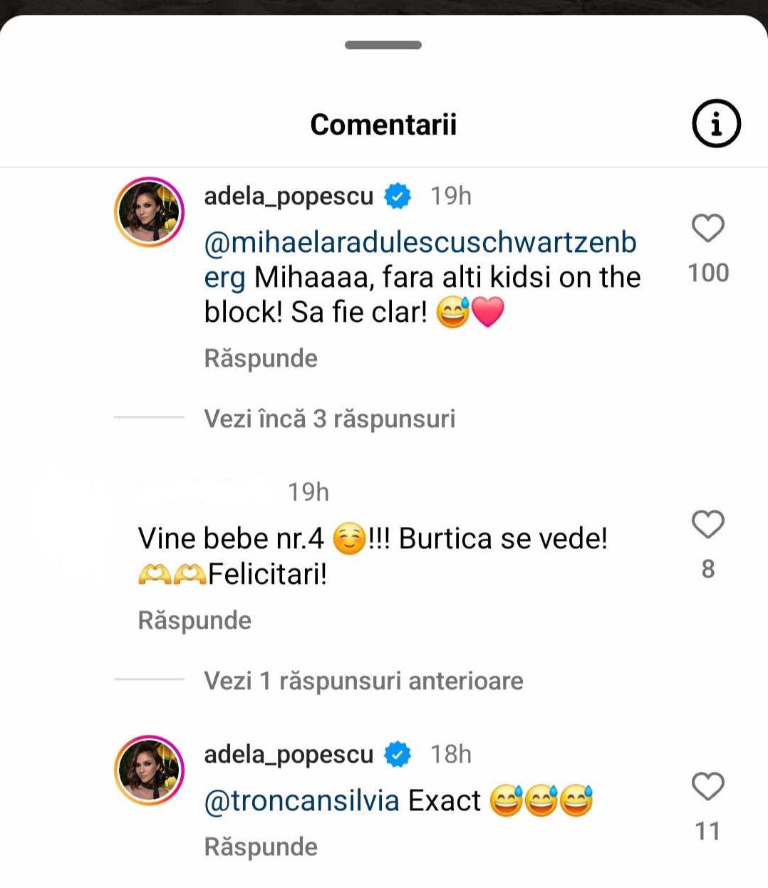 Adela Popescu, insarcinata din nou 2