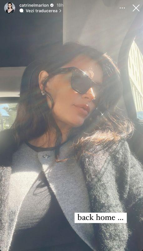 Catrinel Menghia s-a filmat pe patul de spital 1