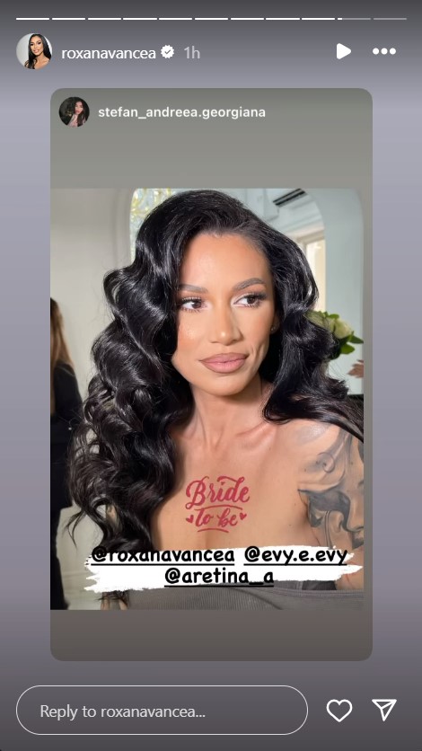 Ce machiaj de mireasa si-a ales Roxana Vancea 10