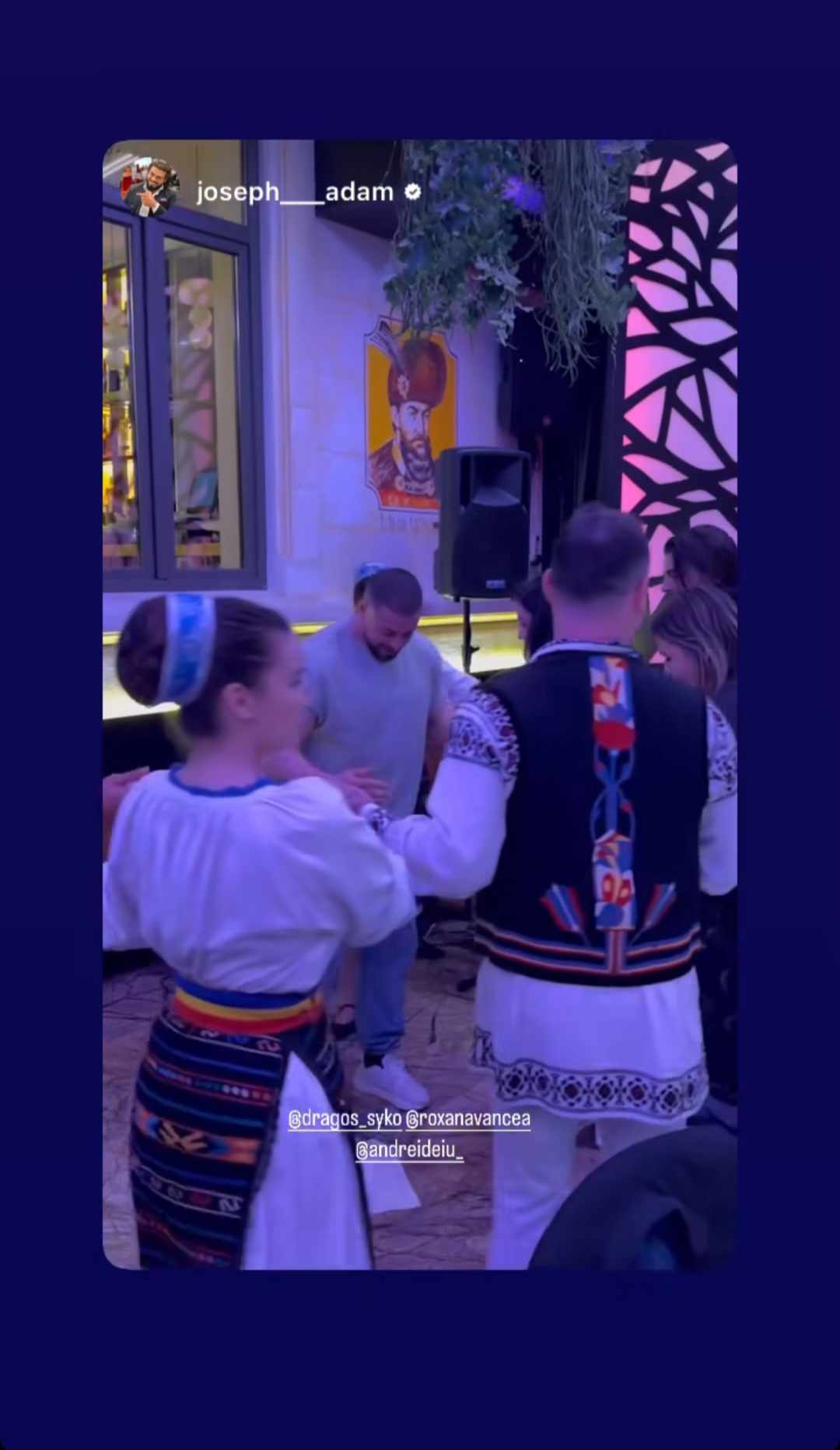 Cum a aparut Dragos Paiu, sotul Roxanei Vancea, la petrecerea lor de nunta 10