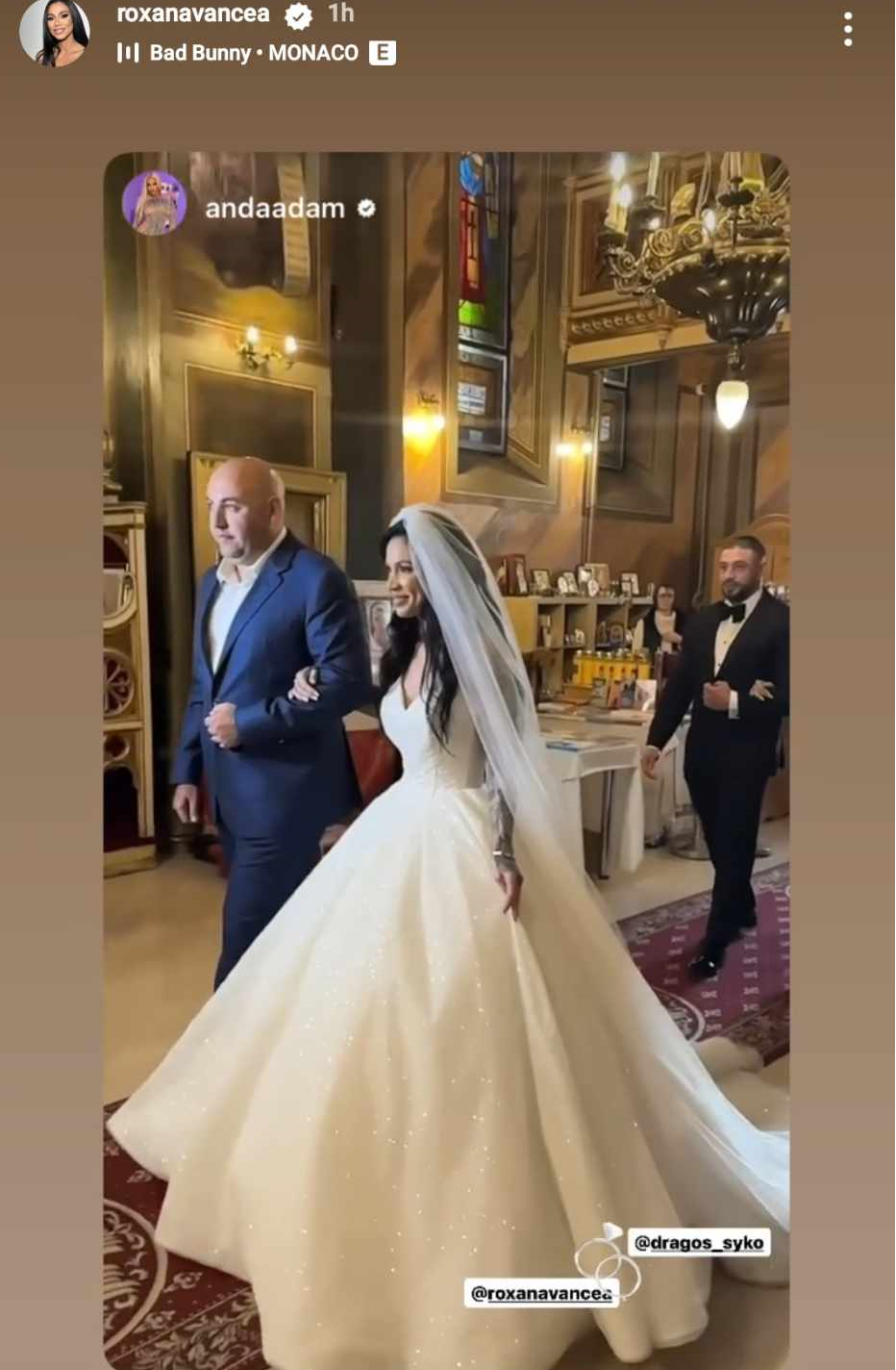 Cum a aparut Dragos Paiu, sotul Roxanei Vancea, la petrecerea lor de nunta 3