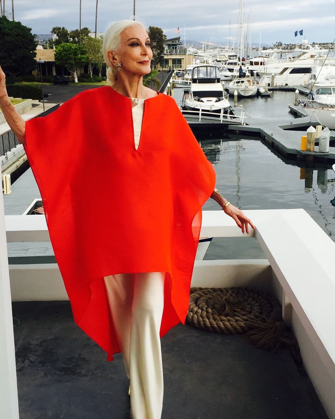 Cum arata Carmen Dell'Orefice, cel mai in varsta model din lume 26