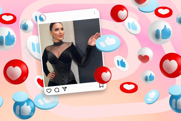 Lavinia Pîrva, la un pas de accident vestimentar. Soția lui Bănică Jr. a lăsat la vedere mai mult decât trebuia