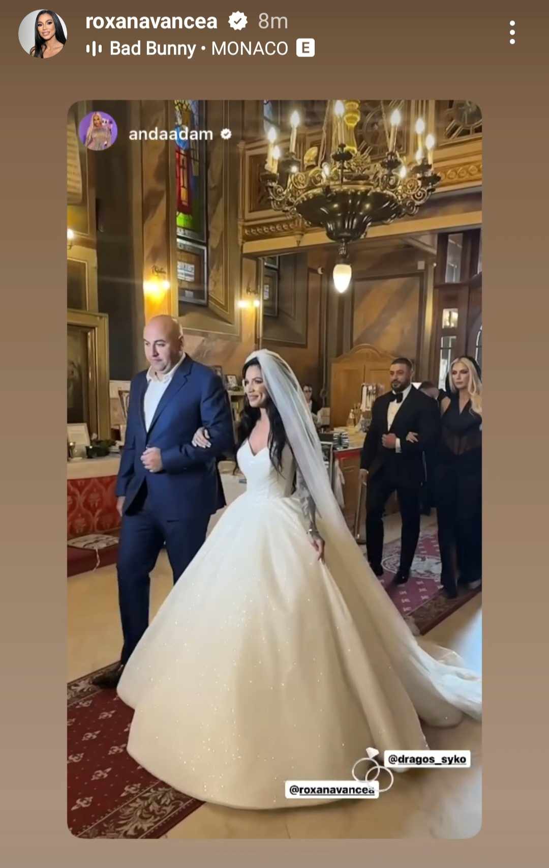 Roxana Vancea si Dragos Paiu s-au casatorit religios 7