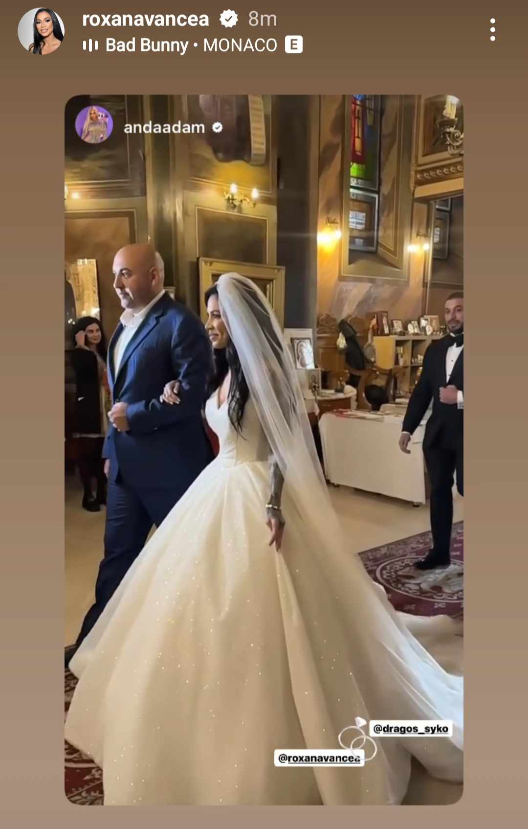 Roxana Vancea si Dragos Paiu s-au casatorit religios 9