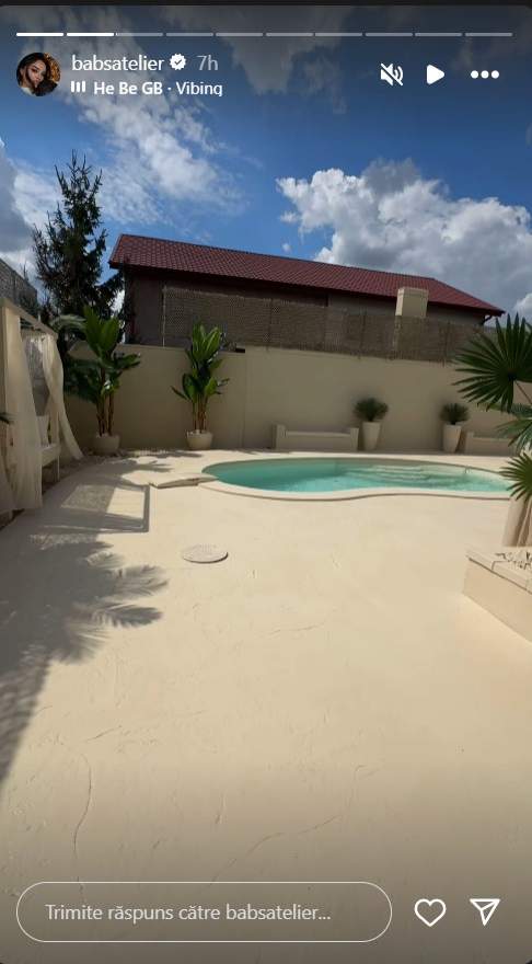 Cum si-a amenajat curtea Claudia Iosif, fosta iubita a lui Dorian Popa 1