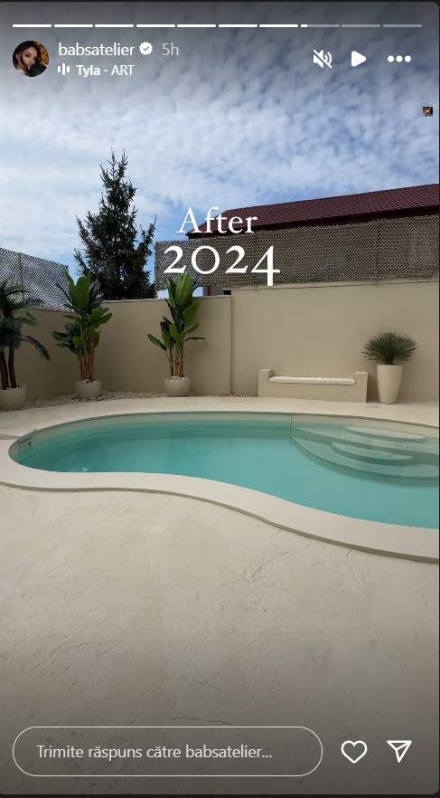 Cum si-a amenajat curtea Claudia Iosif, fosta iubita a lui Dorian Popa 5