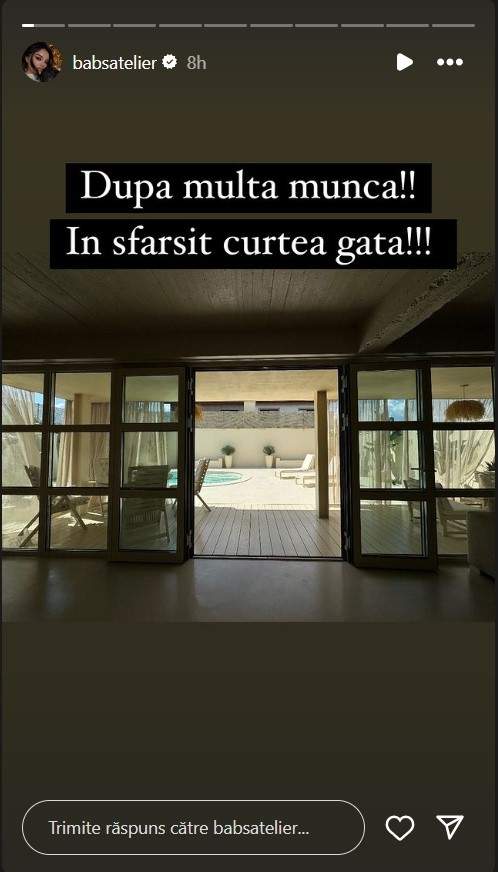 Cum si-a amenajat curtea Claudia Iosif, fosta iubita a lui Dorian Popa 7