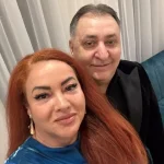 Imagine rara cu Vali Vijelie si sotia lui, Carmen Rusu, din ziua nuntii 1