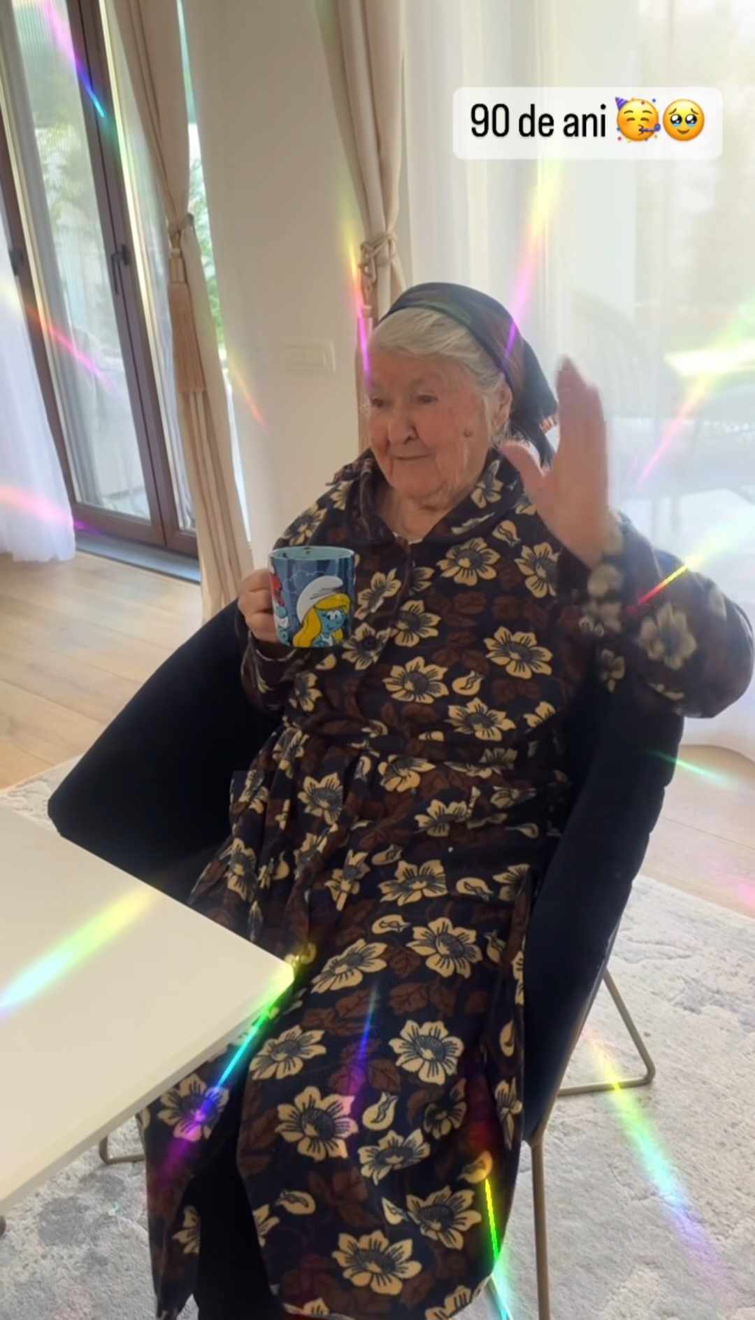 Imagini emotionante cu bunica Andreei Balan 1