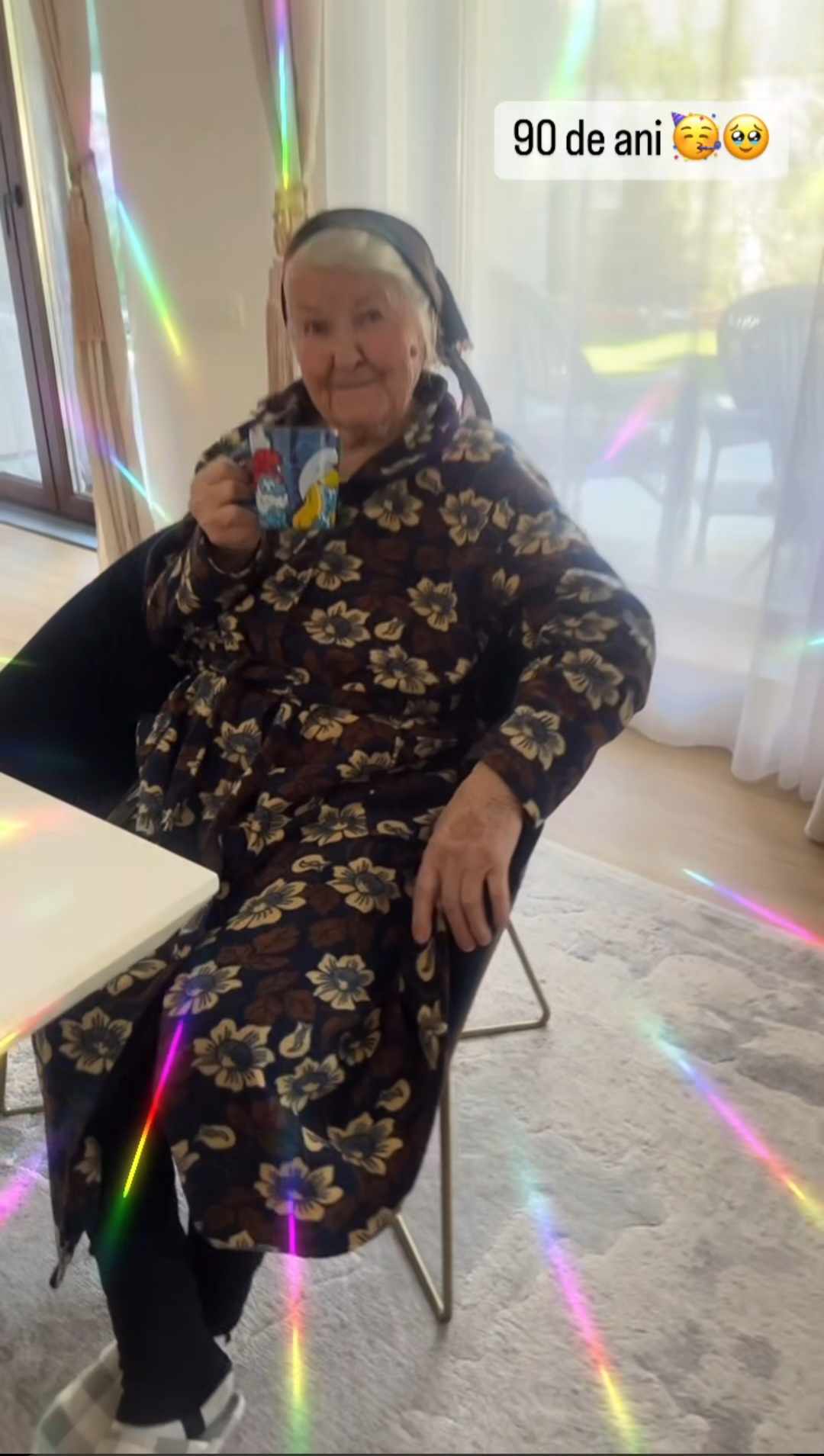 Imagini emotionante cu bunica Andreei Balan 2