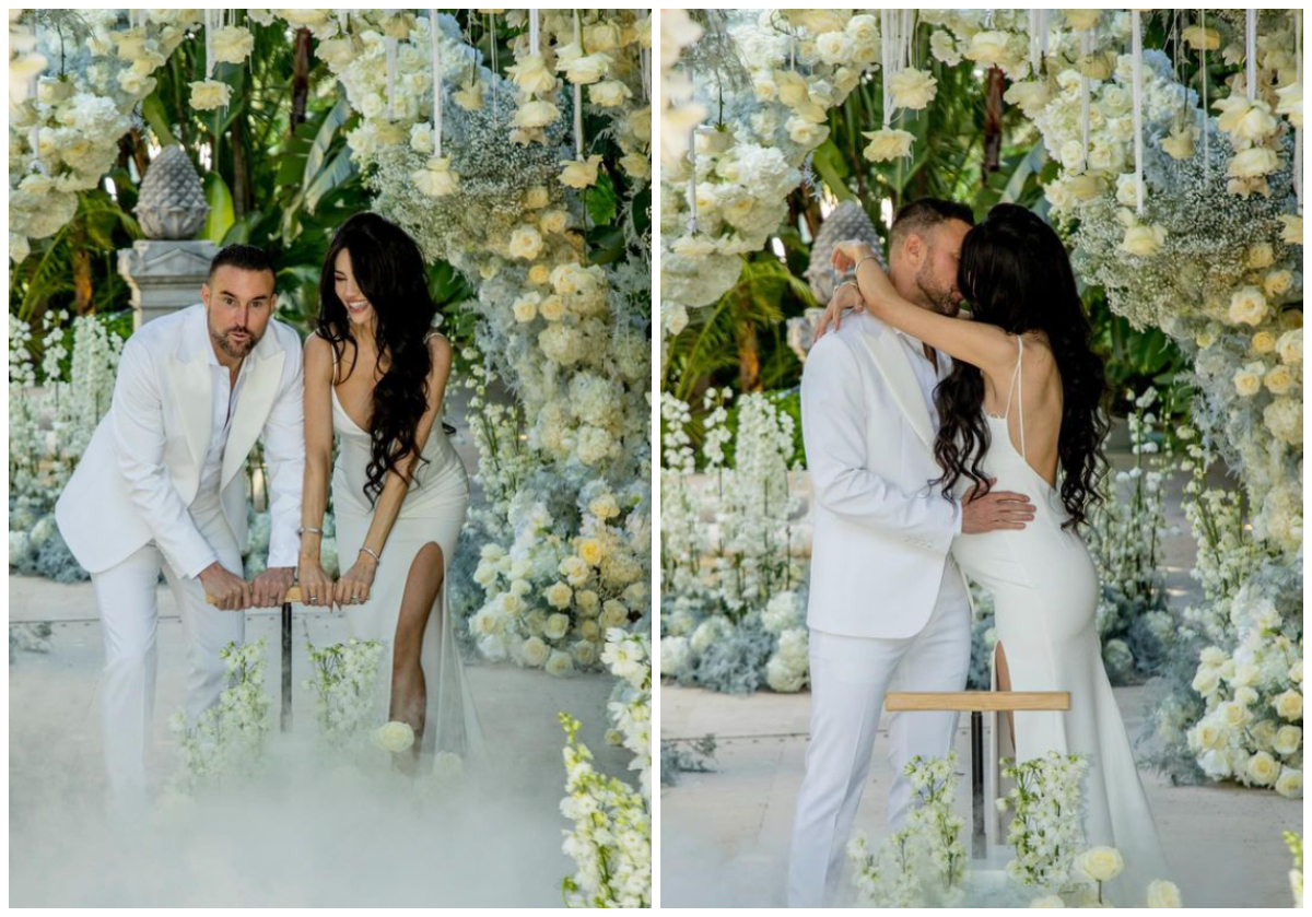 Imagini impresionante de la petrecerea în care Philipp Plein și Andreea Sasu au anunțat sexul bebelușului. Românca îl va face tată pentru a patra oară