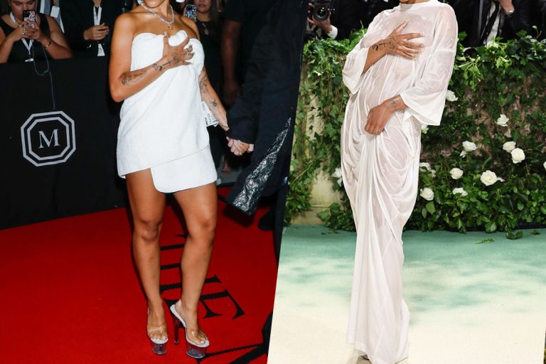 Apariție șoc la Met Gala 2024. Vedeta care a ieșit pe stradă acoperită de un prosop, iar la eveniment a purtat doar un tricou ud