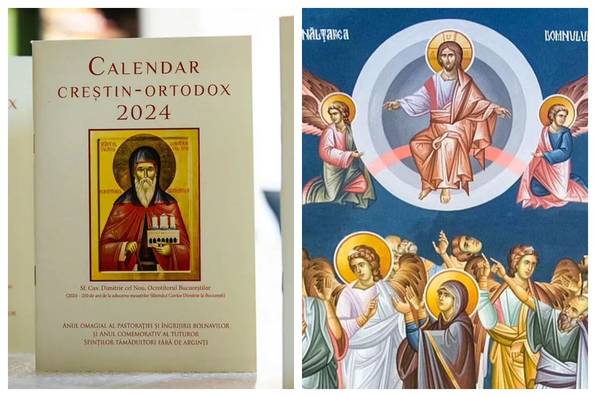 Calendar ortodox pentru iunie 2024