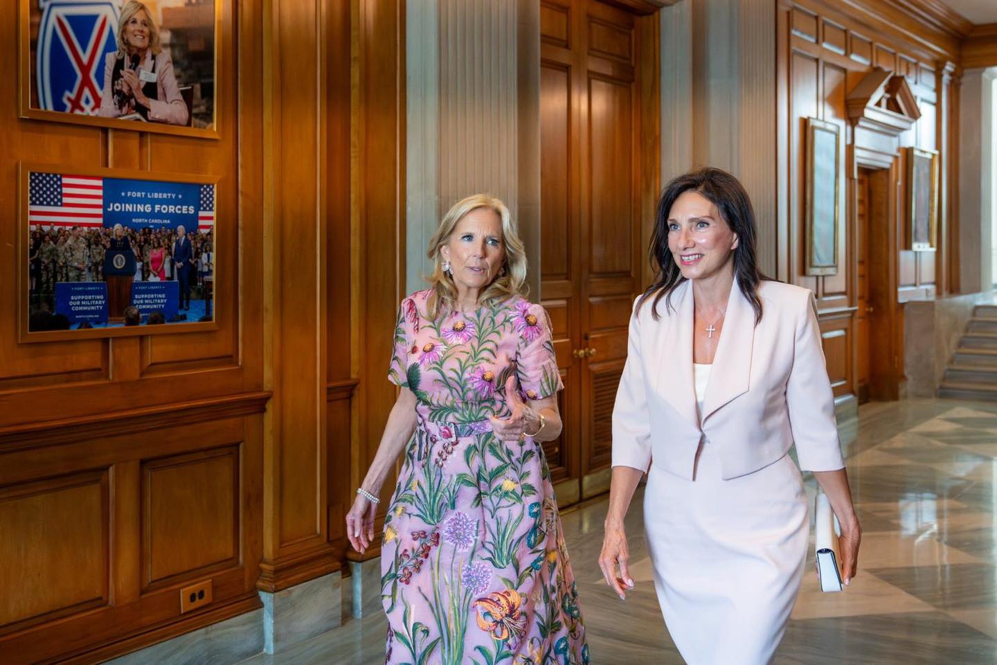 Cum a aparut Carmen Iohannis, in America, la intalnirea cu Jill Biden 2