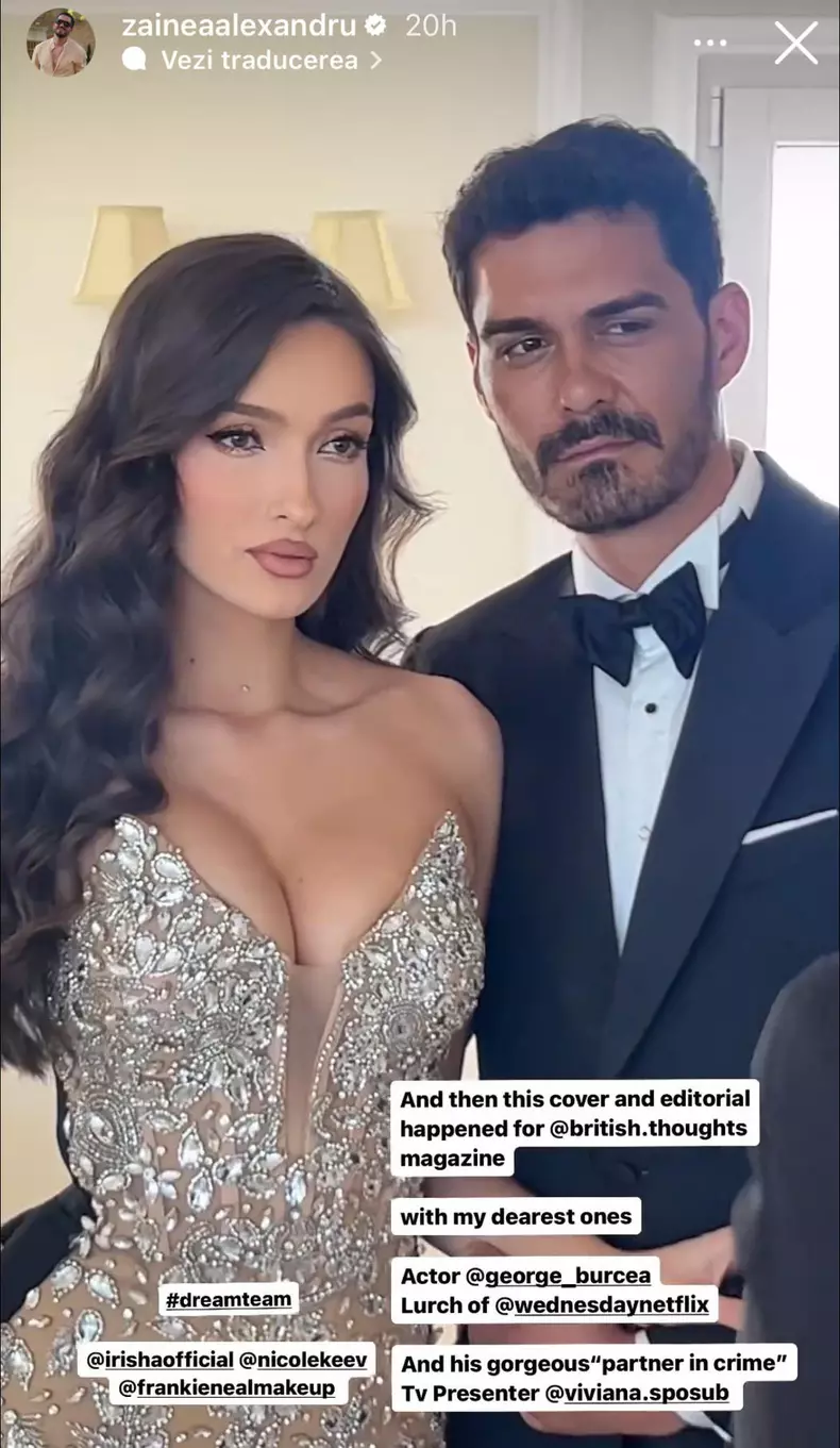 George Burcea si Viviana Sposub, aparitie surpriza la Cannes 2024