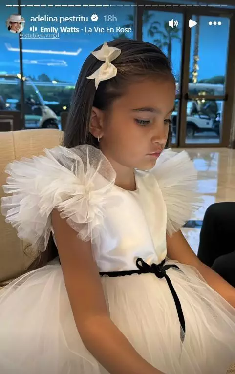 Imagine rara cu fiica Adelinei Pestritu 5