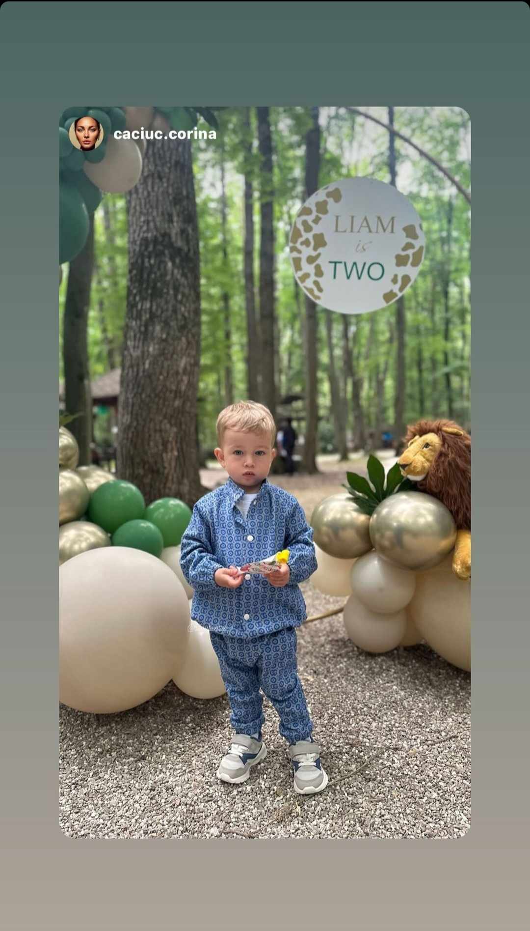 Imagini adorabile cu fiul lui Laurentiu Reghecampf si al Corinei Caciuc