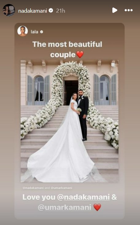 Rochia de mireasa fabuloasa purtata de aleasa miliardarului Umar Kamani 5