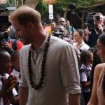 ABUJA, NIGERIA - MAY 10: Duke of Sussex Prince Harry (L) his wife Meghan Markle (R), Duchess of Sussex, visit the Lightway Academy in Abuja, Nigeria as part of celebrations of Invictus Games anniversary on May 10, 2024. Emmanuel Osodi / Anadolu/ABACAPRESS.COM,Image: 871740743, License: Rights-managed, Restrictions: , Model Release: no, Credit line: AA/ABACA / Abaca Press / Profimedia