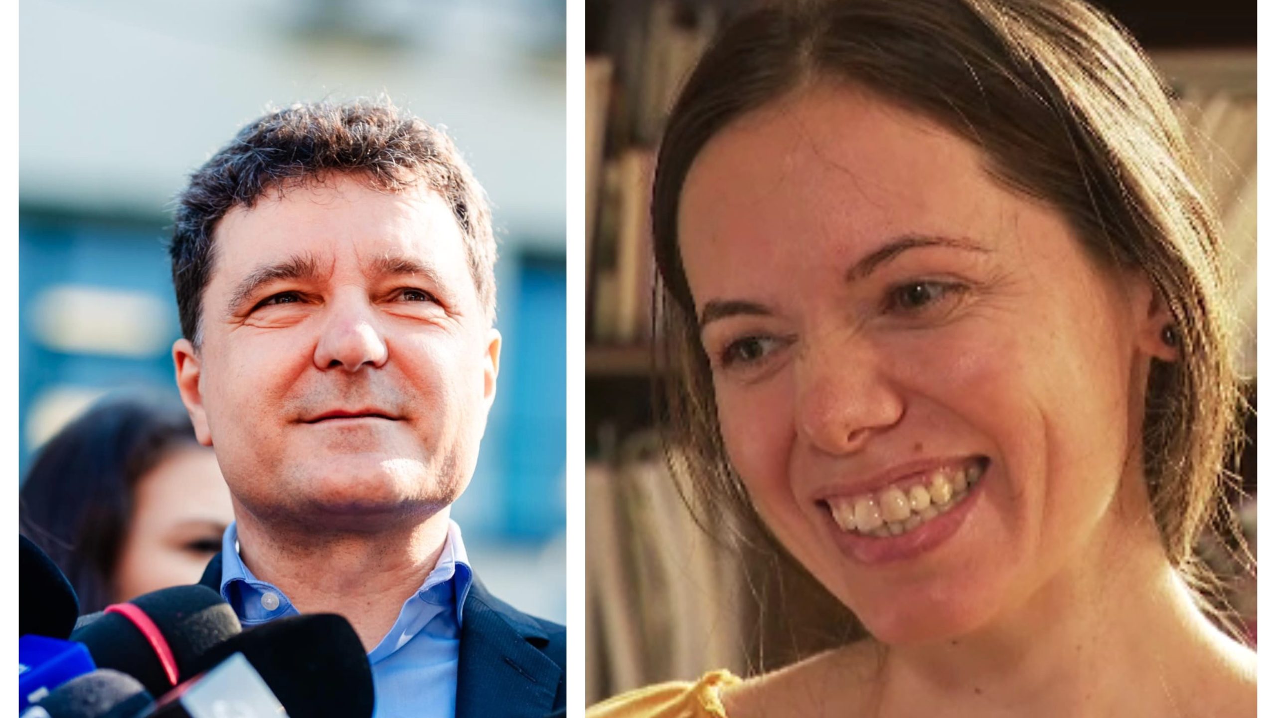 Cum și-a făcut apariția iubita lui Nicușor Dan, Mirabela Grădinaru, la vot