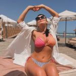 Fotografii rare cu Andreea Mantea in costum de baie