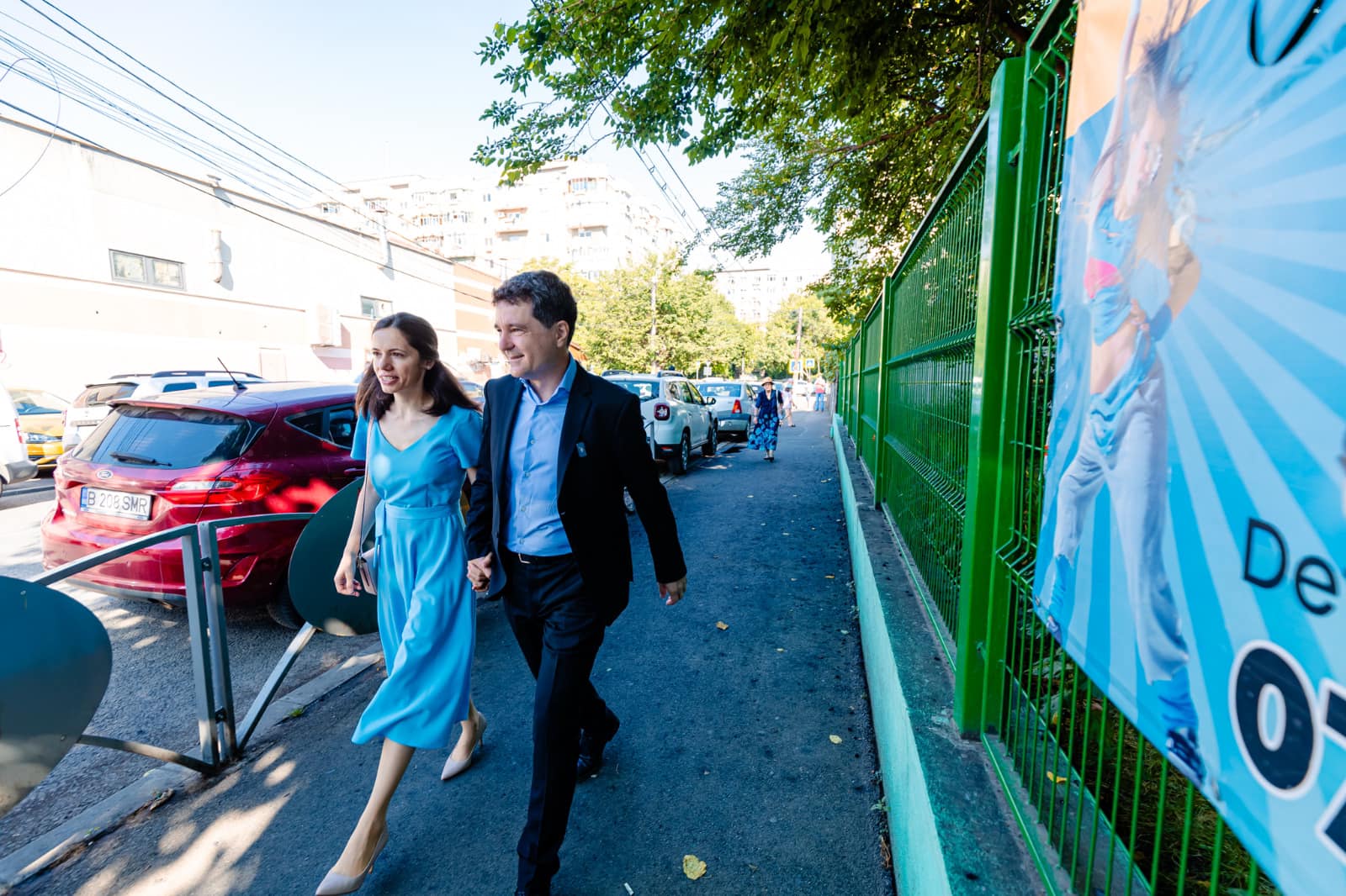 Cum și-a făcut apariția iubita lui Nicușor Dan, Mirabela Grădinaru, la vot