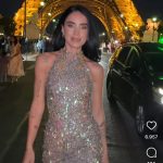 Rochia minuscula cu care Adelina Pestritu a defilat pe strazile din Paris 1