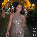 Rochia minuscula cu care Adelina Pestritu a defilat pe strazile din Paris 4