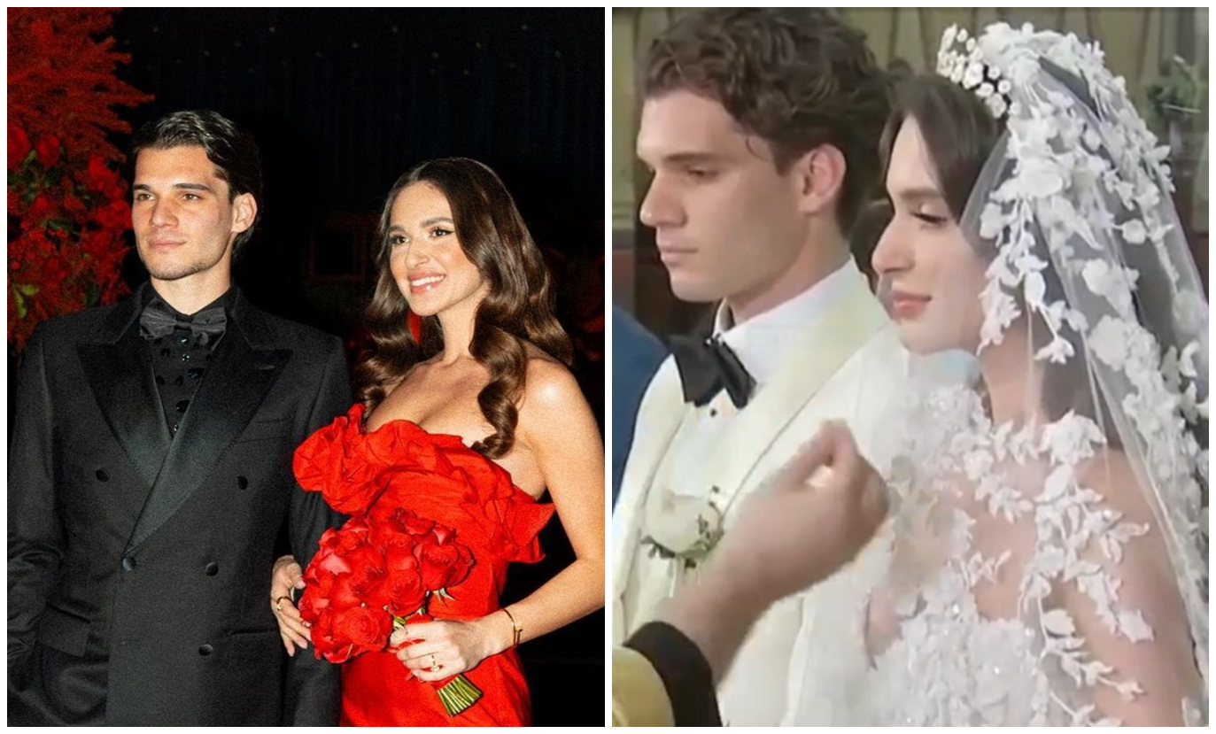 Accesoriul special purtat de Elena Tănase la nunta cu Ianis Hagi. Cum a arătat în rochie de mireasă