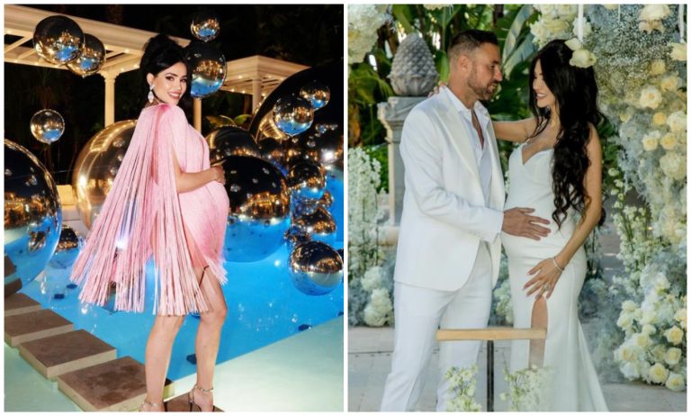 Andreea Sasu a pozat provocator cu puțin timp înainte de a naște. Cum arată iubita lui Philipp Plein, însărcinată în luna a noua FOTO