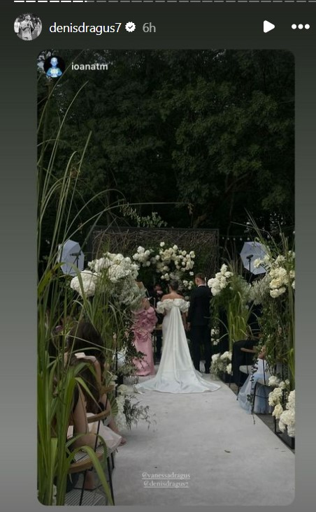 Cum a aratat rochia de mireasa a sotiei fotbalistului Denis Dragus 1